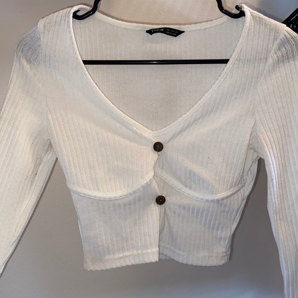 Long Sleeve Cropped Top